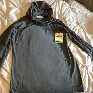 Bamboo light weight long sleeve with hood